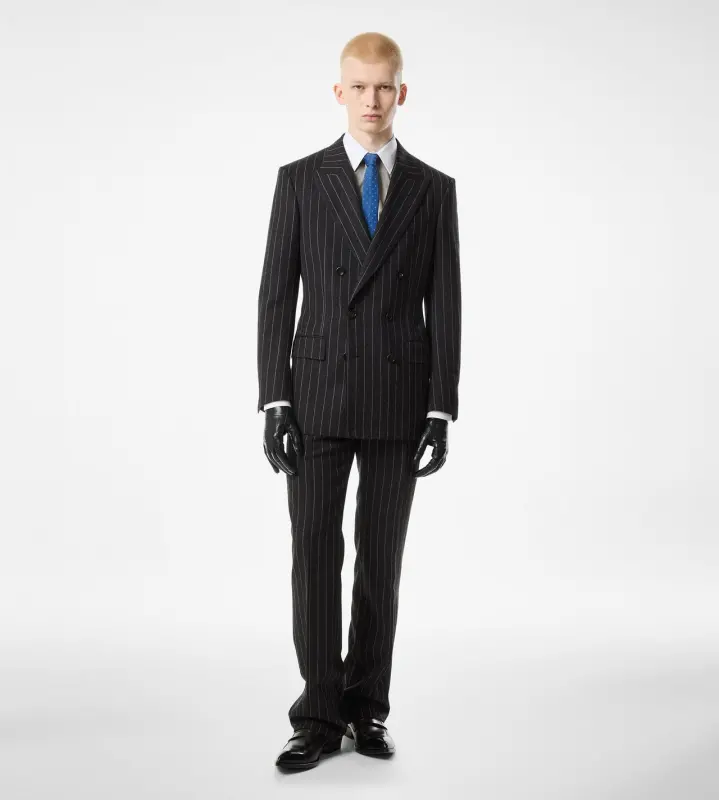 PINSTRIPE JACKET DARK GREY online